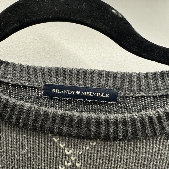 Brandy Melville Bernadette Argyle Sweater in perfect condition <3 - Picture 2 of 3